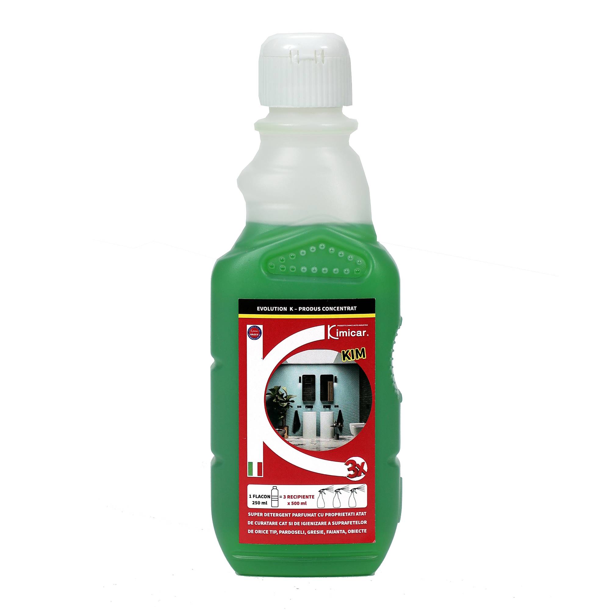 KIM detergent parfumat pentru curatare si igienizare a suprafetelor de orice tip 250 ml
