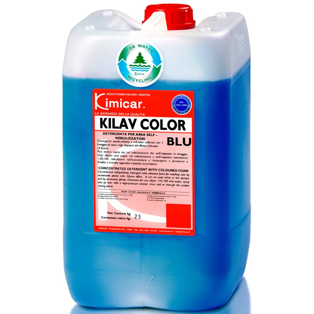 KILAV Color spuma activa colorata – Galben / Albastru 25 kg