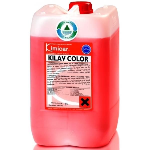 KILAV Color Rosso spuma activa colorata - rosie 25 kg