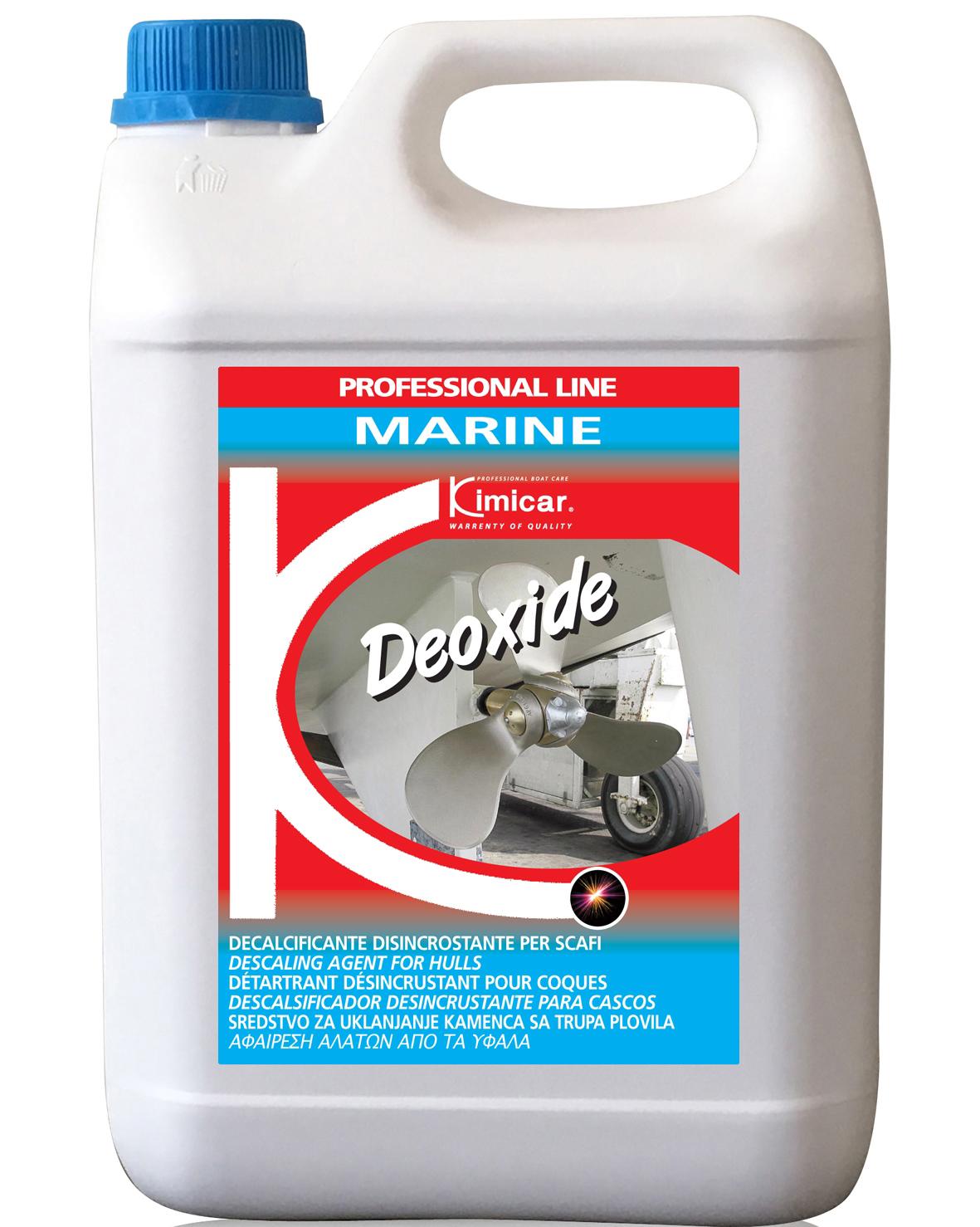 DEOXIDE dezincrustant calcar carena barca / yacht / ski-jet / vapor 5L