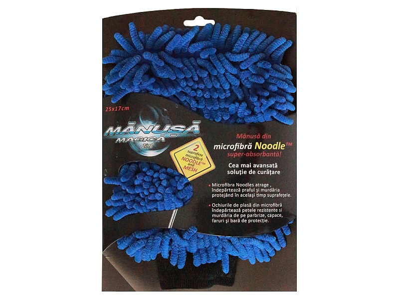 Manusi microfibra Noodle super absorbanta 2 in 1 CARMAX - 25 x 17 cm