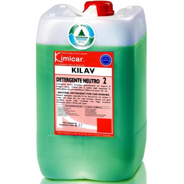 KILAV Detergente Neutro 2 solutie spalatorie auto cu perii 25L