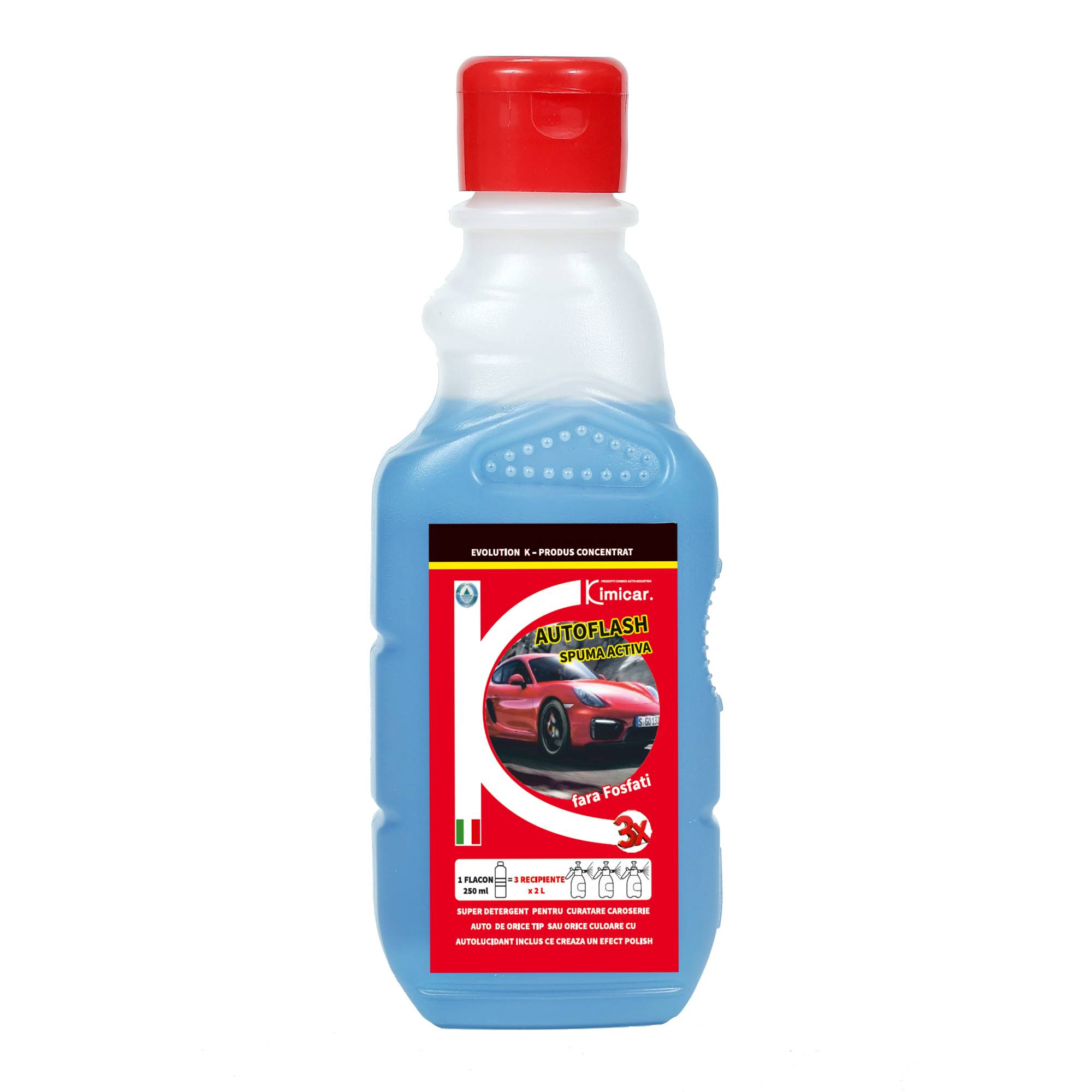 AUTOFLASH spuma activa pentru curatare caroserie auto 250 ml